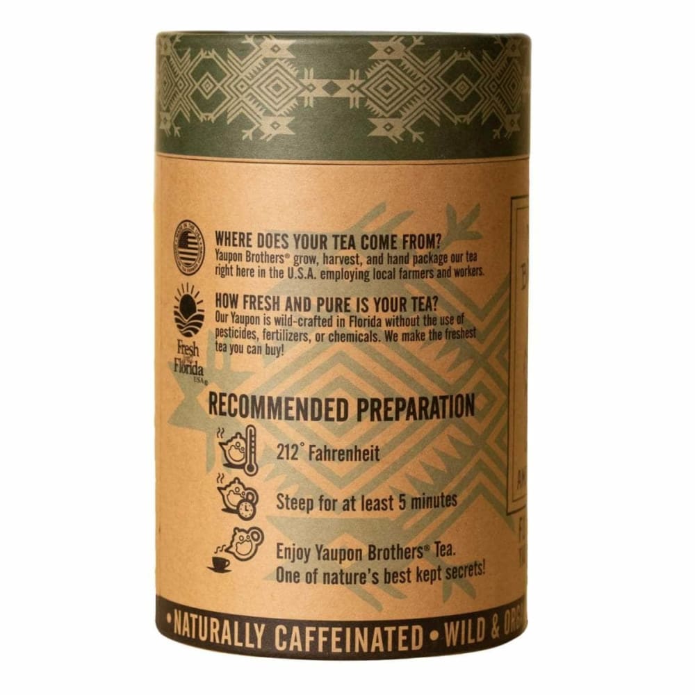 YAUPON BROTHERS AMERICAN TEA Grocery > Beverages > Coffee, Tea & Hot Cocoa YAUPON BROTHERS AMERICAN TEA: Tea Chai Holly, 24 gm