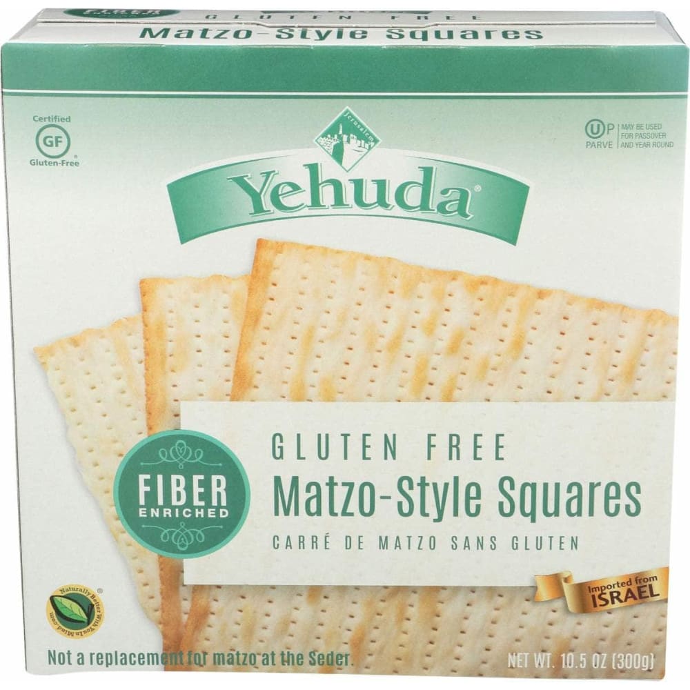 YEHUDA YEHUDA Fiber Enriched Matzo Style Squares, 10.5 oz