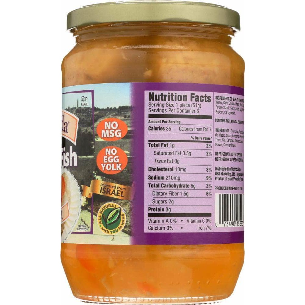 Yehuda Yehuda Gefilte Fish Original, 24 oz