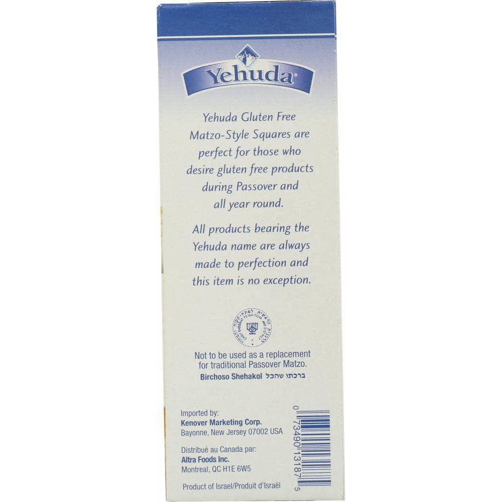 Yehuda Yehuda Gluten Free Matzo-Style Squares, 10.5 oz