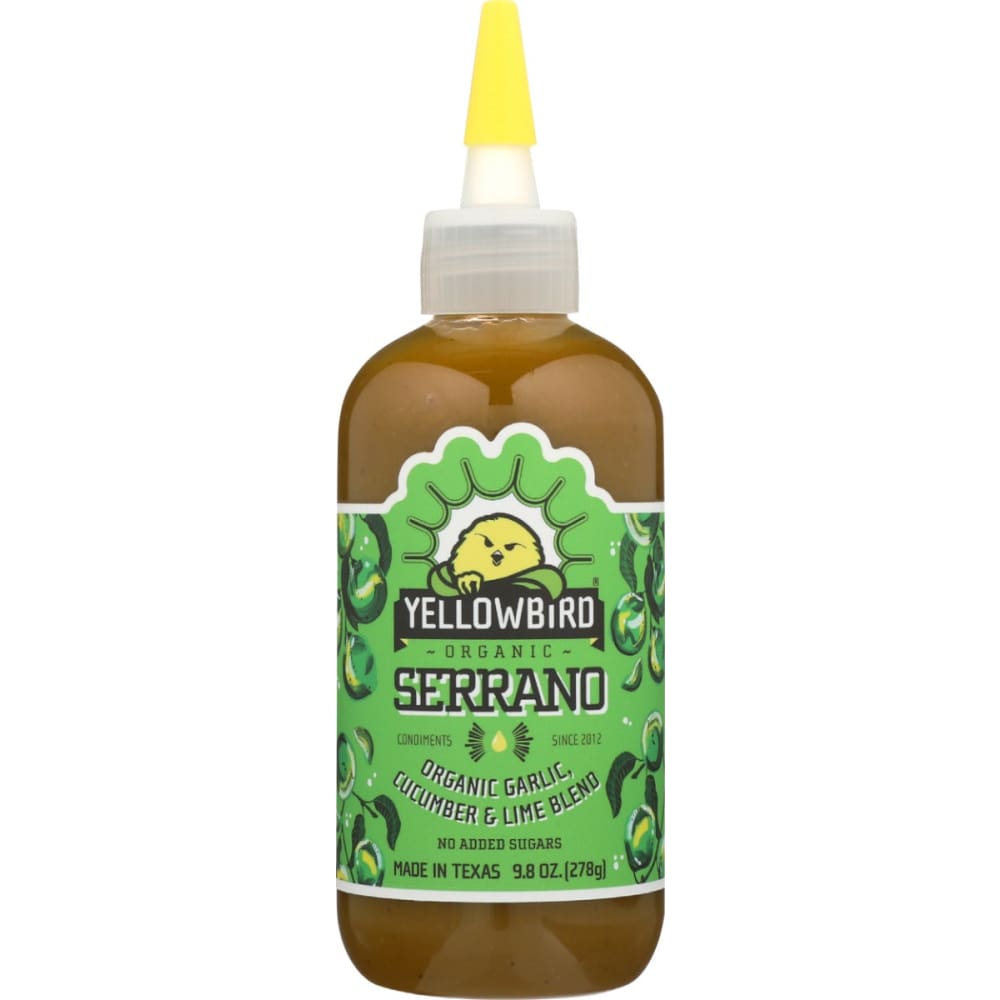 YELLOWBIRD SAUCE: Condiment Serrano 9.8 OZ (Pack of 3) - Condiments - YELLOWBIRD SAUCE