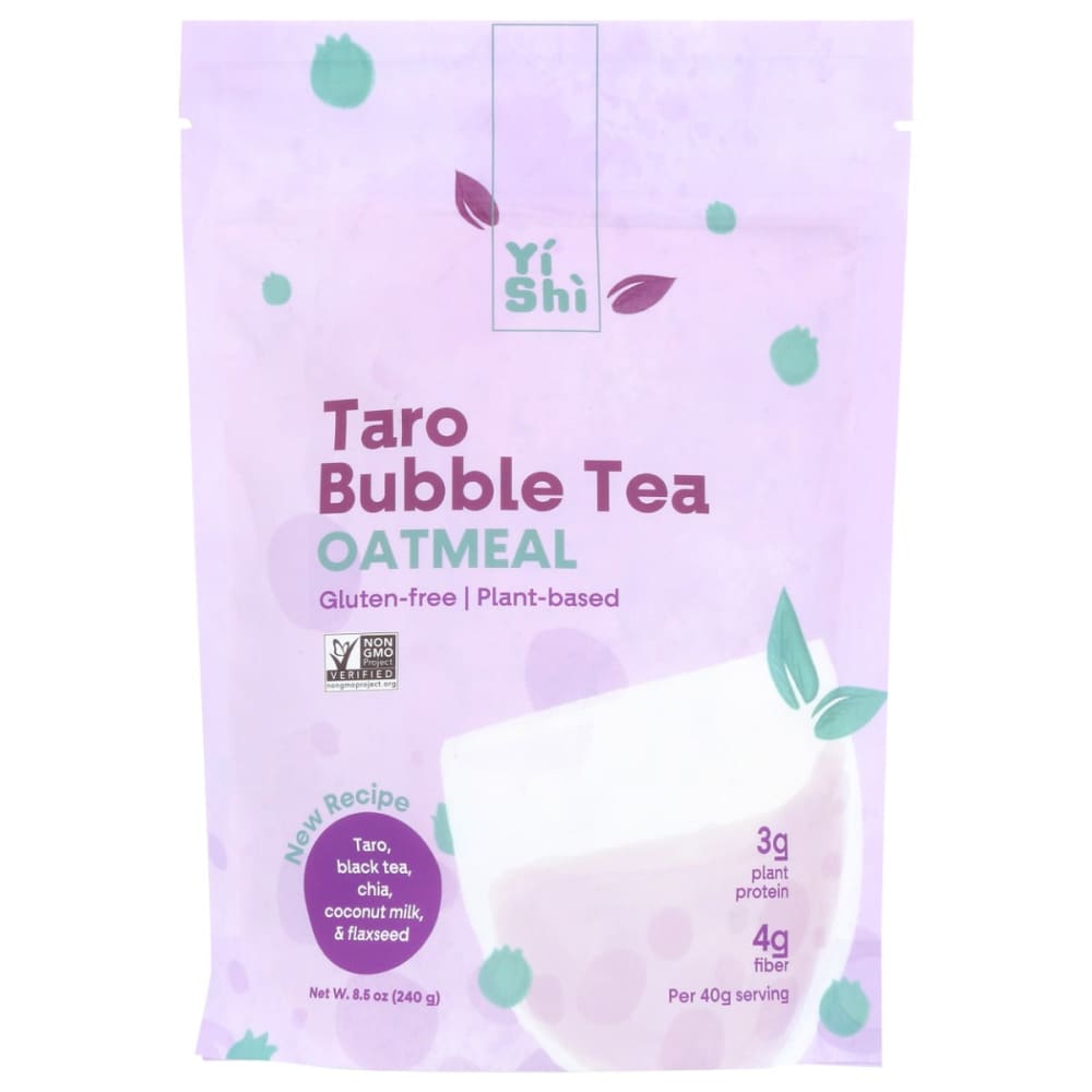 YISHI: Taro Bubble Tea 6 Serving Oatmeal Pouch 8.5 oz (Pack of 4) - Grocery > Beverages > Coffee Tea & Hot Cocoa - YISHI