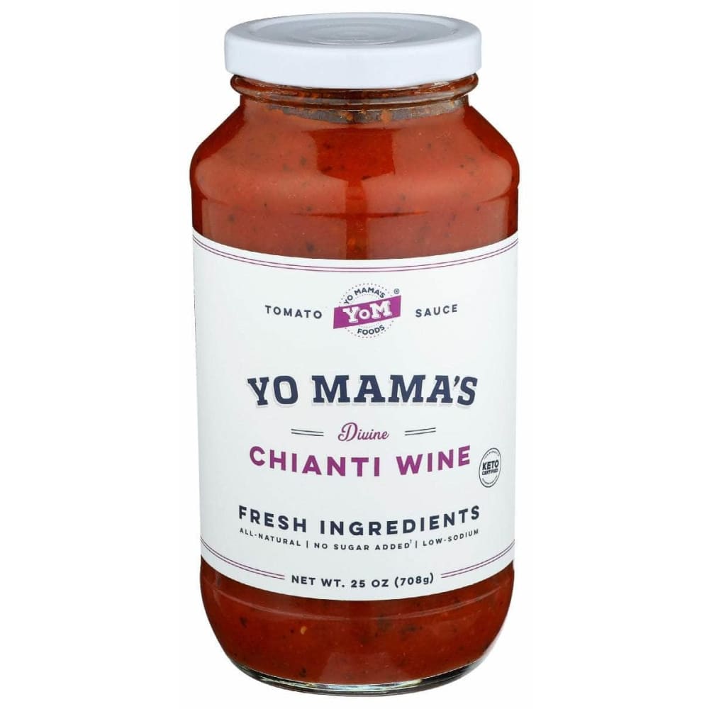 YO MAMAS FOODS YO MAMAS FOODS Divine Chianti Wine, 25 oz