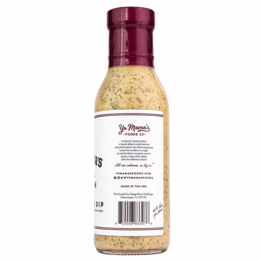 YO MAMAS FOODS Yo Mamas Foods Dressing Italian, 12 Oz