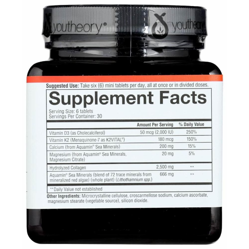 YOUTHEORY Youtheory Collagen Bone Mini, 180 Tb