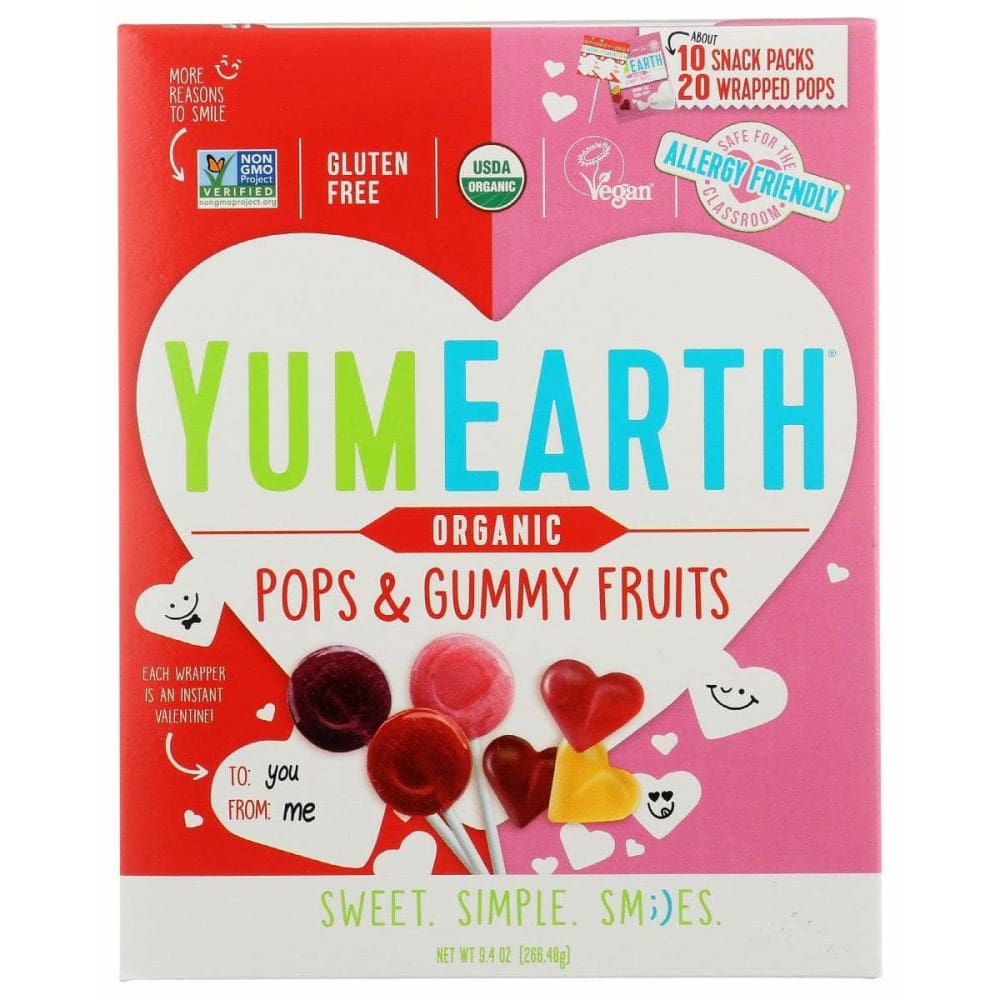 YUMEARTH YUMEARTH Candy Vday Assrtd Box, 9.4 bx
