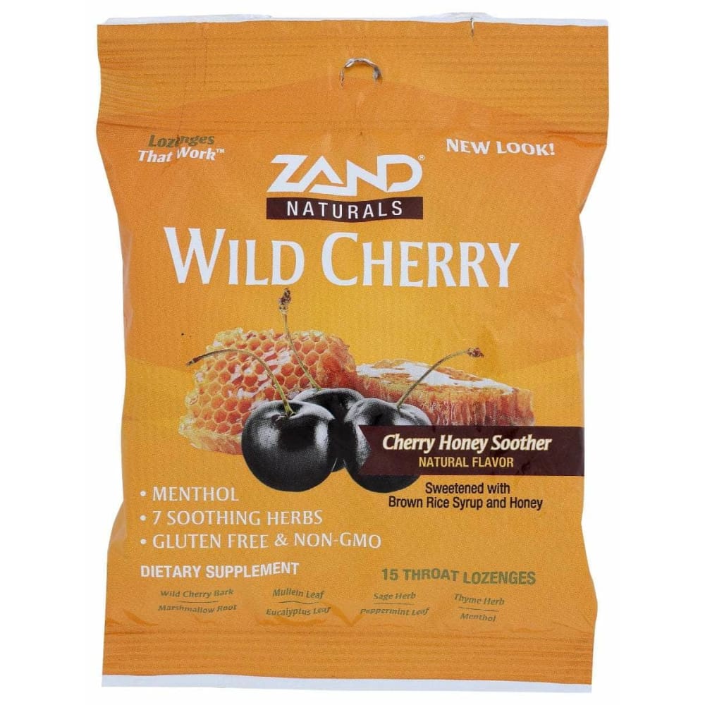 ZAND ZAND Herbal Lozenge Wild Cherr, 15 pc