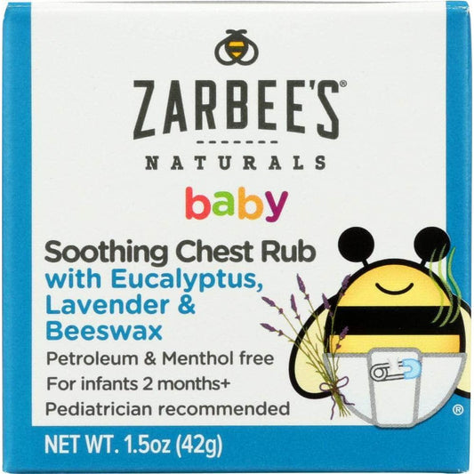 ZARBEES Zarbees 541 Baby Chest Rub, 1.5 Oz