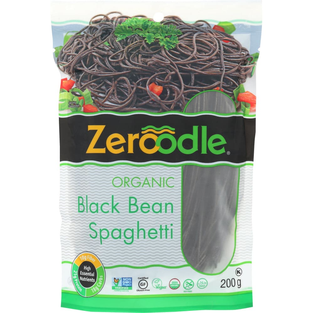 ZEROODLE: Pasta Spaghetti Black Bean 7 oz (Pack of 5) - Grocery > Pantry > Pasta and Sauces - ZEROODLE