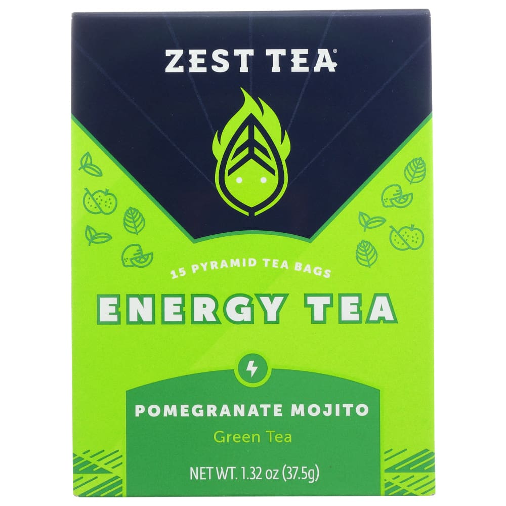 ZEST TEA: TEA GRN PMGRNTE MJITO (15.000 CT) (Pack of 4) - Beverages > Coffee Tea & Hot Cocoa - ZEST TEA