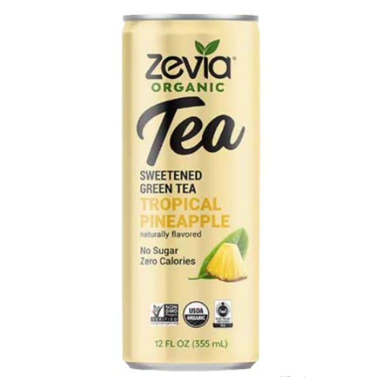 ZEVIA: Tea Grn Trpcl Pnpple Org 12 fo (Pack of 6) - Grocery > Beverages > Coffee Tea & Hot Cocoa - ZEVIA