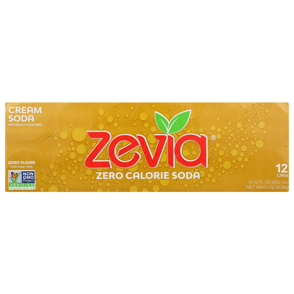ZEVIA: Zero Calorie Cream Soda 144 fo - Beverages > Sodas - ZEVIA