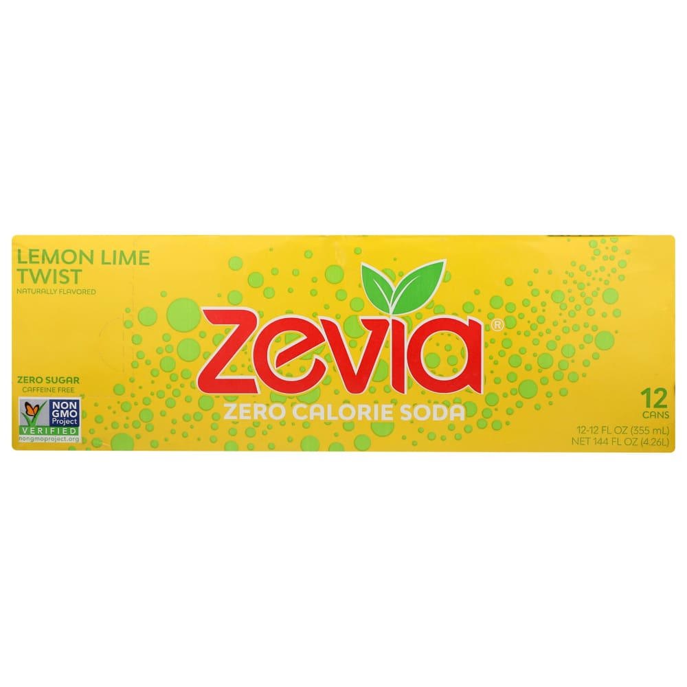 ZEVIA: Zero Calorie Lemon Lime Twist Soda 144 fo - Beverages > Sodas - ZEVIA