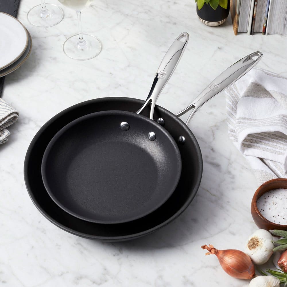 Zwilling Forte 8 and 10 Aluminum Non-Stick Fry Pan Set - Cookware - ShelHealth