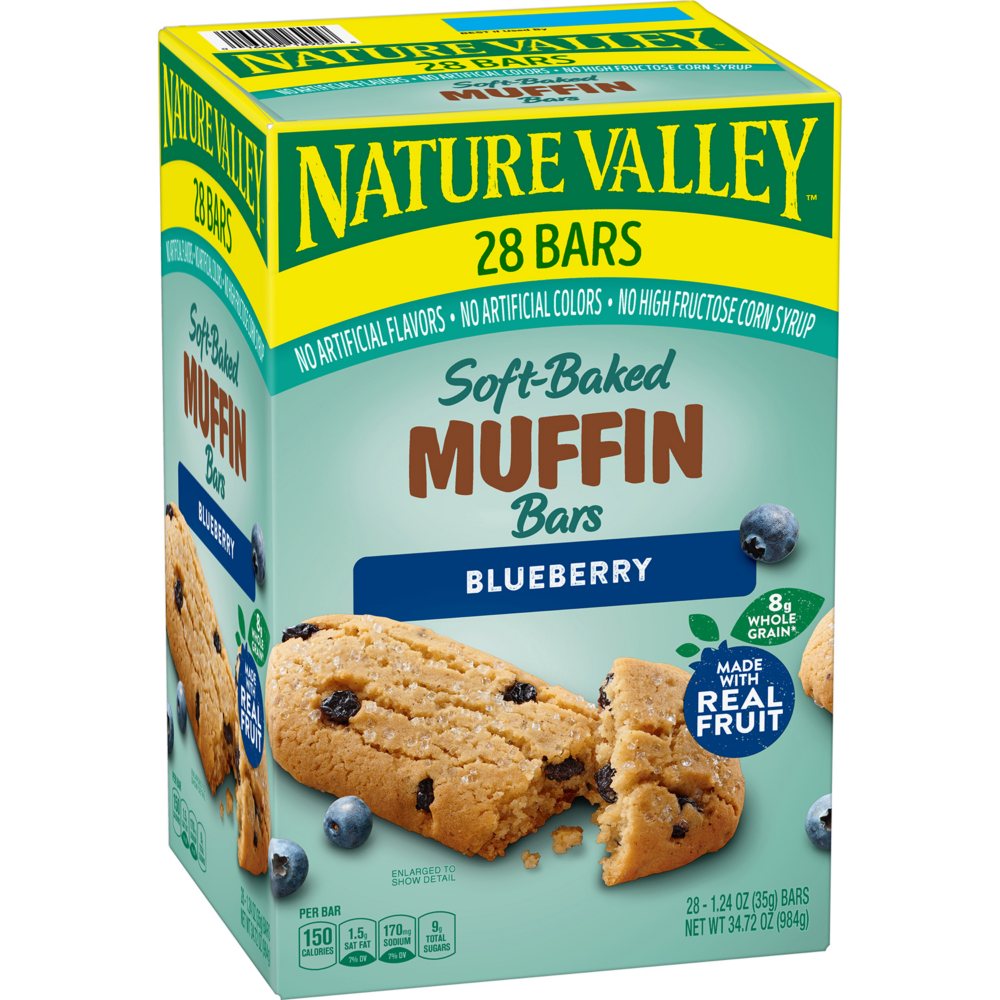 Nature Valley Soft Baked Blueberry Muffin Bars (28 ct.)