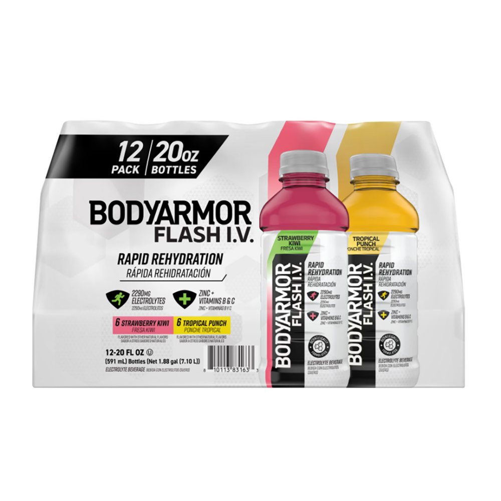 BODYARMOR Flash IV Sports Drink Variety Pack (20 fl. oz., 12 pk)
