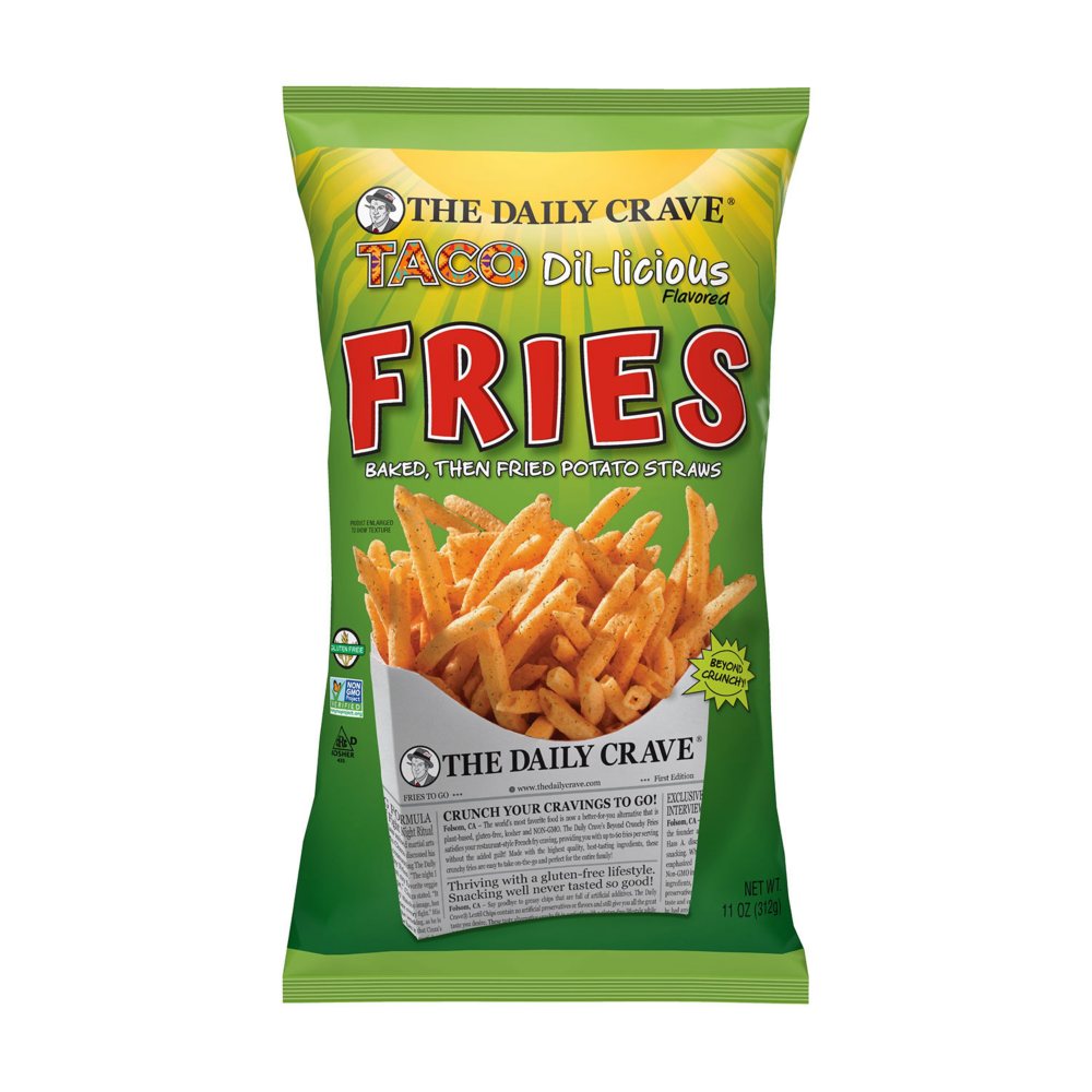 The Daily Crave's Crunchy Fries, Taco Dil-licious Flavored (11 oz.)