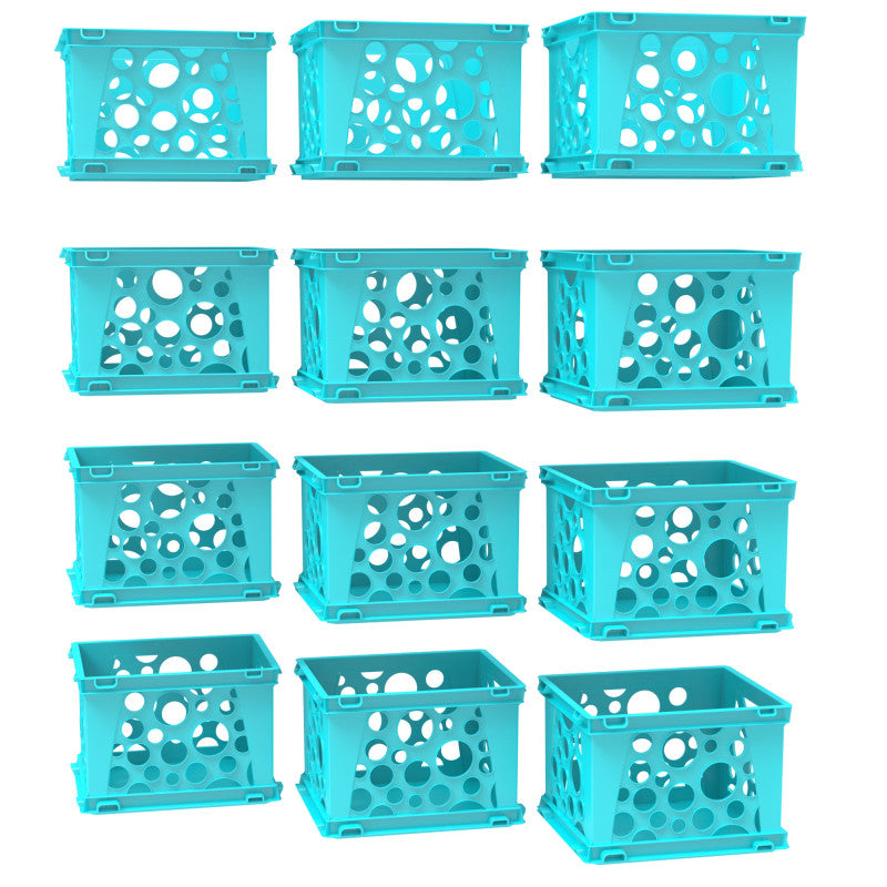 Mini Crate Teal 12 Pack