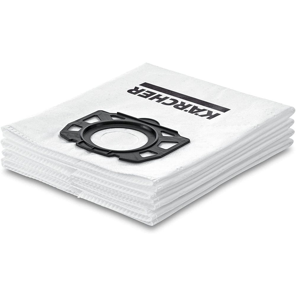 Karcher WD Wet-Dry Vacuum Replacement Fleece Filter Bags for WD Vacuum (4 Pack)
