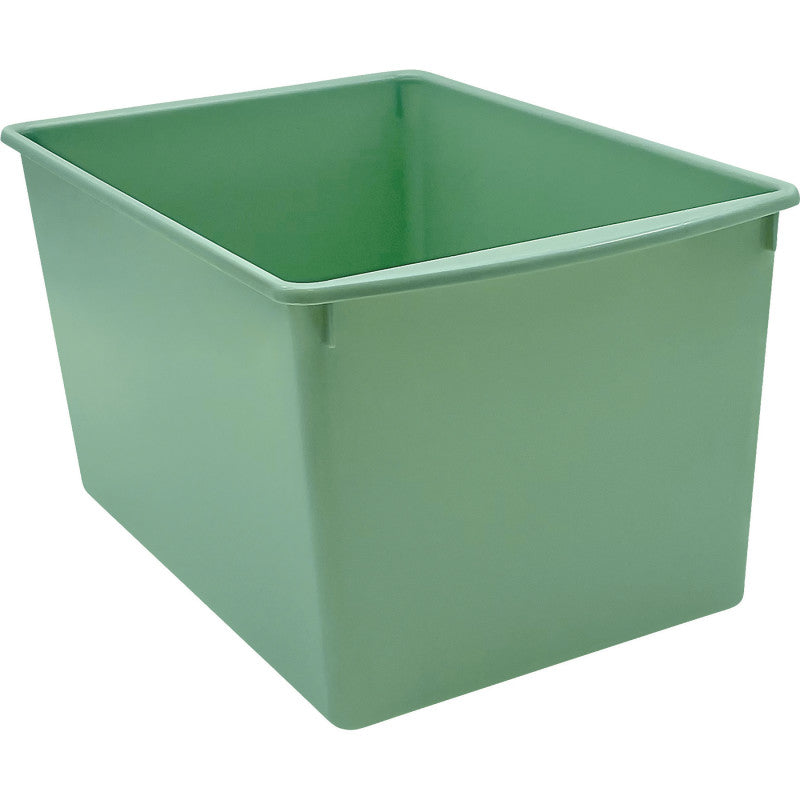 Eucalyptus Green Plastic Bin Multi-Purpose (Pack of 6)