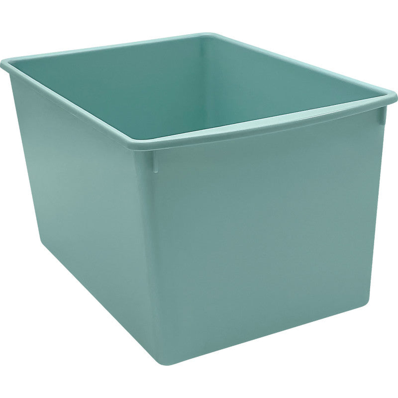 Calming Blue Plastic Bin Multi-Purpose (Pack of 6)