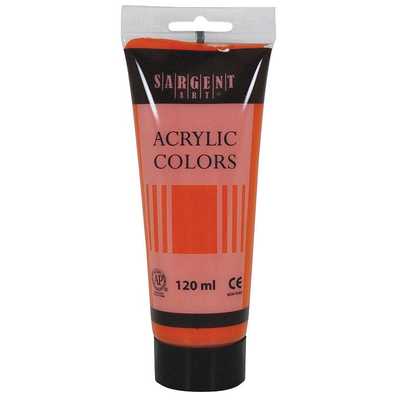 120Ml Tube Acrylic Cadmium Org Hue (Pack of 12) - Paint - Sargent Art Inc.