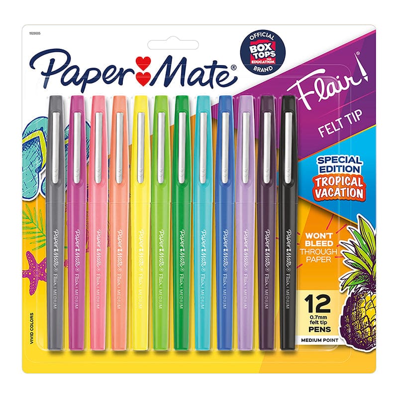 12Ct Med Flair Tropical Pens Set Paper Mate - Pens - Sanford L.p.