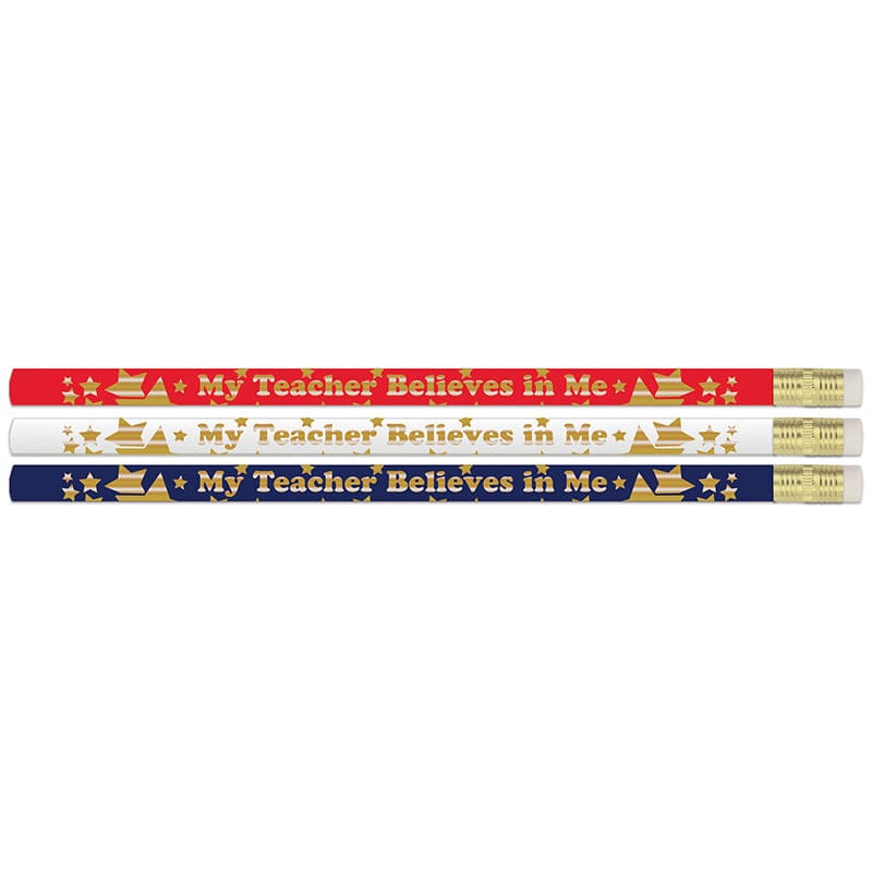12Ct My Teacher Believes Me Pencils (Pack of 12) - Pencils & Accessories - Musgrave Pencil Co Inc