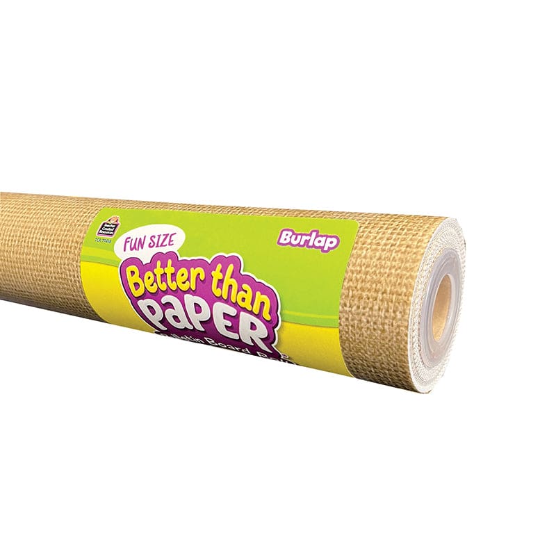 12Ftx18In Burlap Better Than Paper Fun Size (Pack of 6) - Bulletin Board & Kraft Rolls - Teacher Created Resources