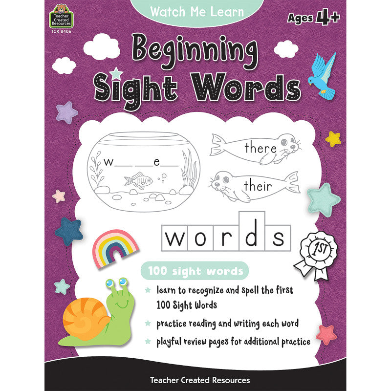 Beginning Sight Word Watch Me Learn (Pack of 8)