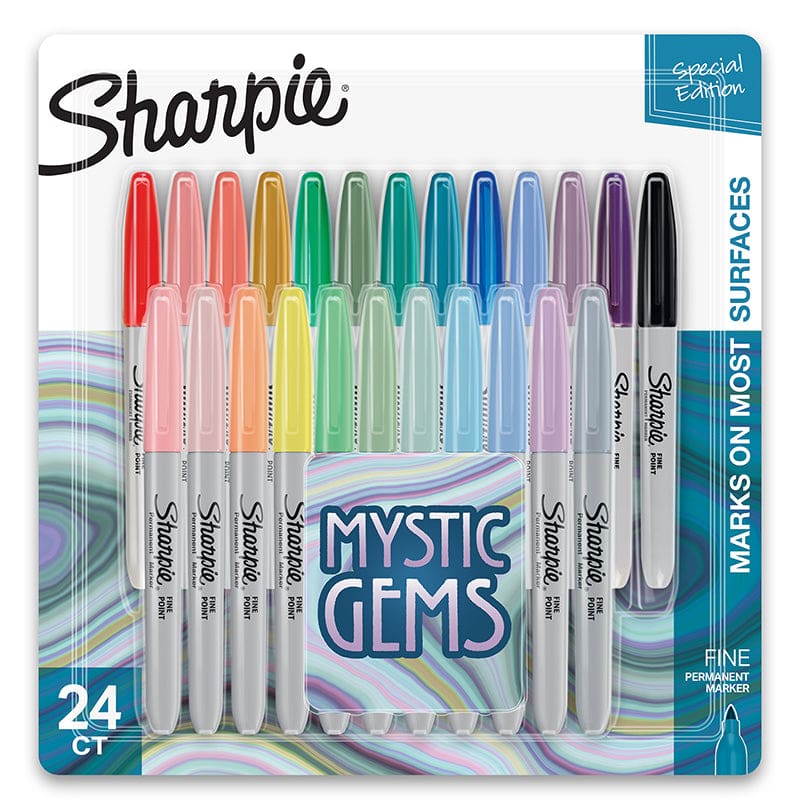 24Ct Mystic Fine Permanent Markers Sharpie - Markers - Sanford L.p.