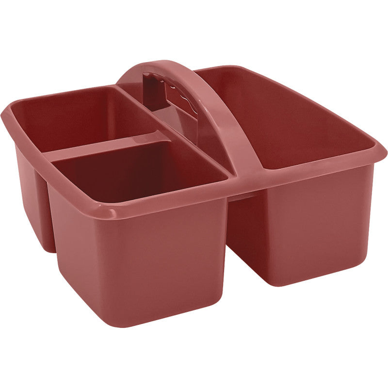 Deep Rose Plastic Storage Caddy (Pack of 10)