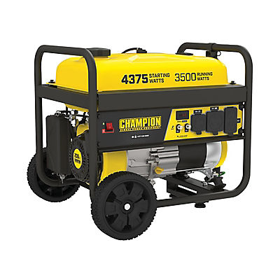 Champion Power Equipment 3,500-Watt RV Ready Portable Generator with Wheel Kit