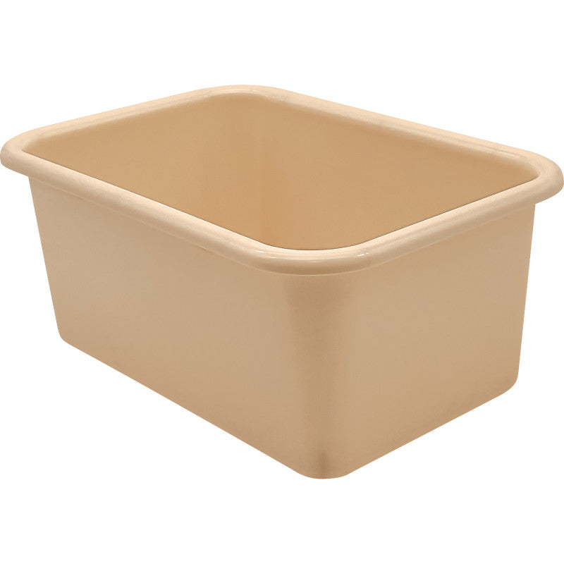 Light Brown Small Plastic Bin (Pack of 10)