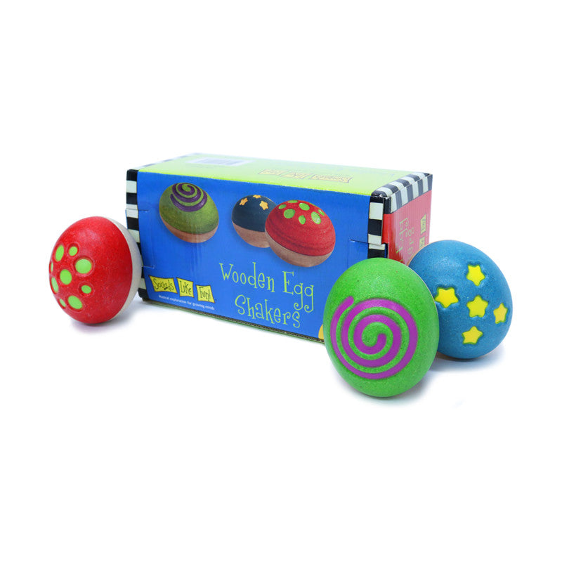 Wooden Egg Shakers 3 Sets