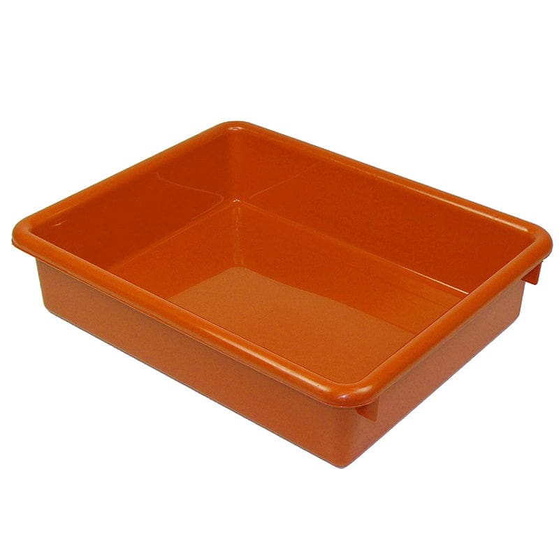 3In Orange Stowaway Letter Tray (Pack of 8) - Storage Containers - Romanoff Products