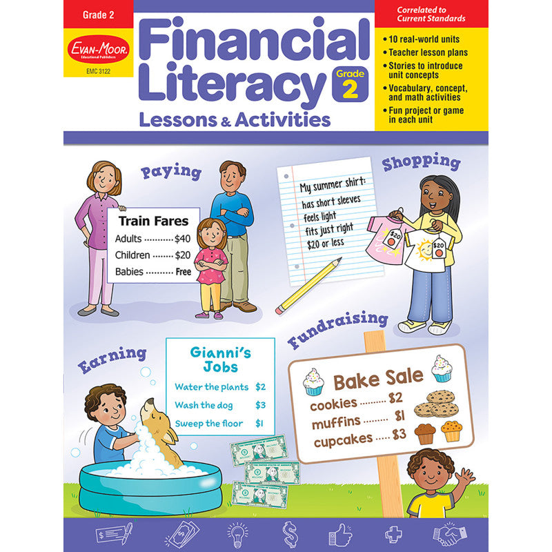 Gr2 Financial Literacy Lessons & Activities (Pack of 2)