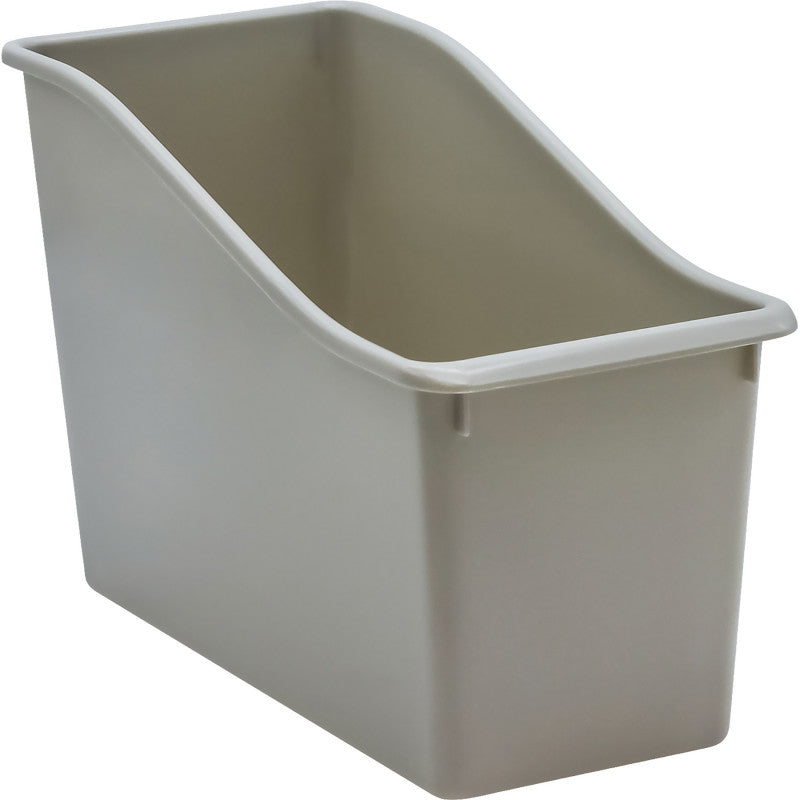 Gray Plastic Book Bin (Pack of 10)