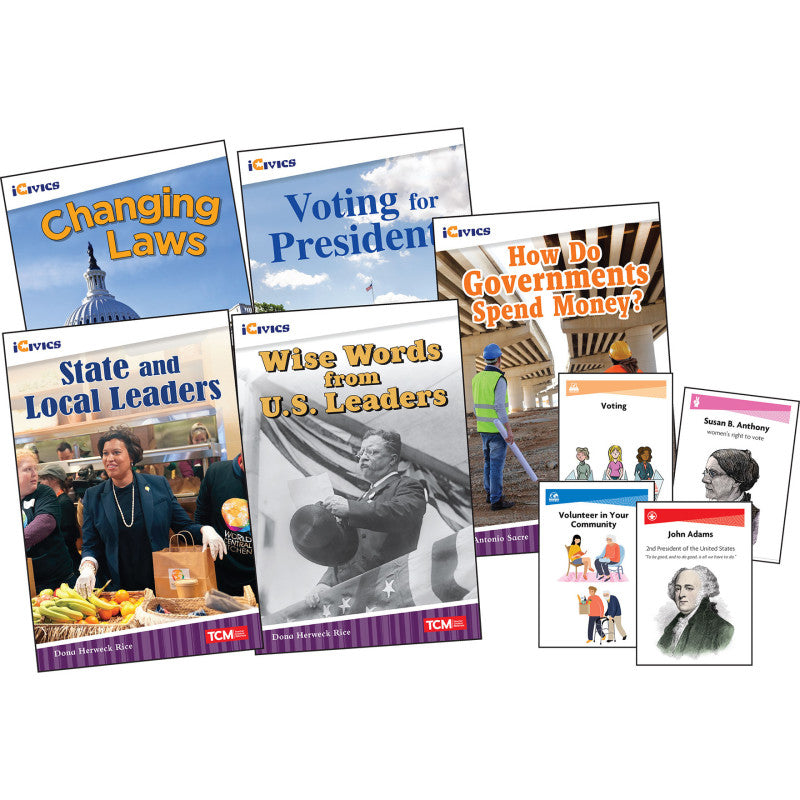 Icivic Gr4 Leadership & Responsibil 5 Book Set & Game Cards