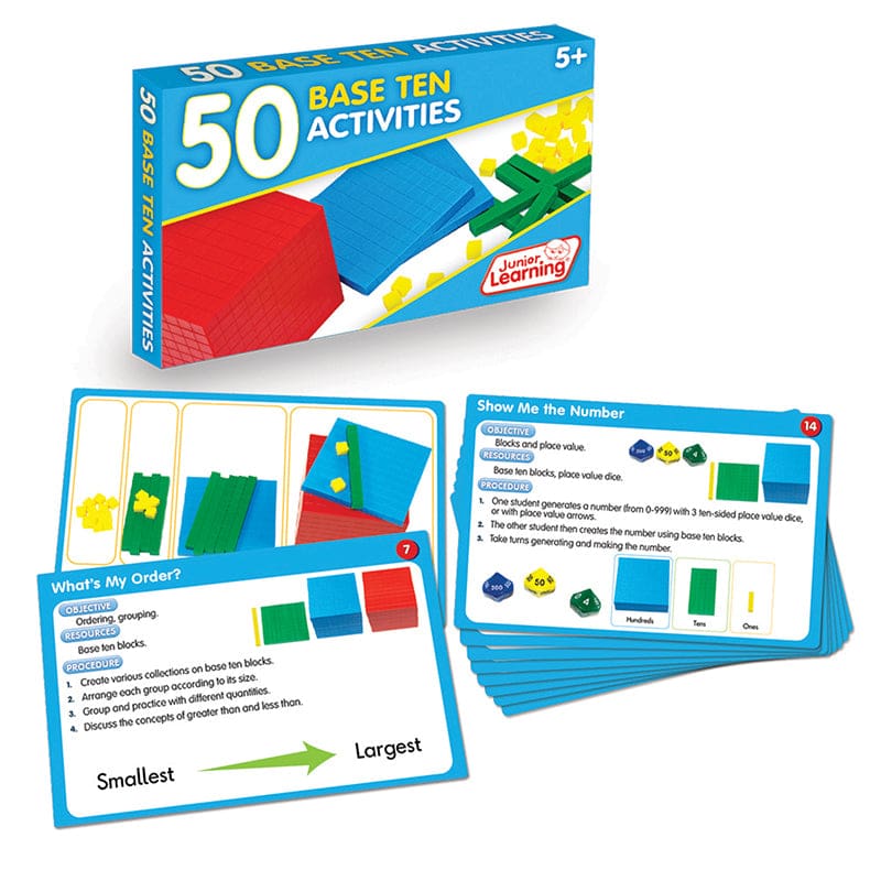 50 Base Ten Activities (Pack of 3) - Base Ten - Junior Learning
