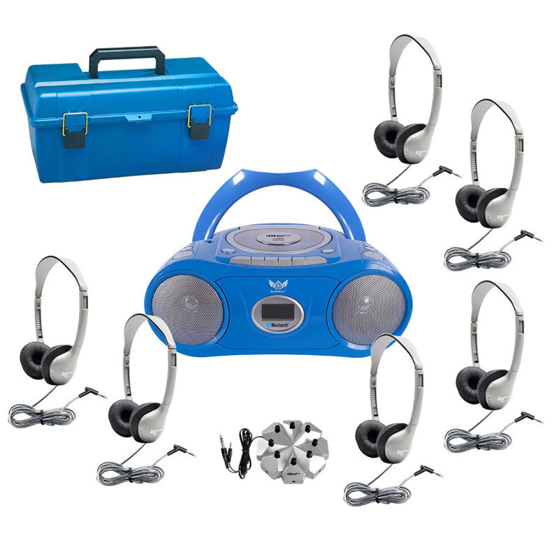 Bluetooth Cd/Fm Media Player Listen 6 Person Center