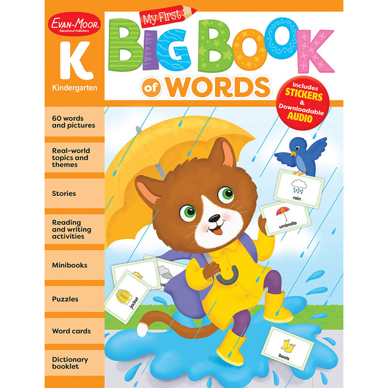 Grade K My First Big Book Of Words (Pack of 3)