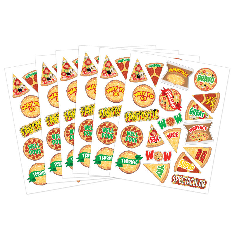 Pizza Stickers (Pack of 12)
