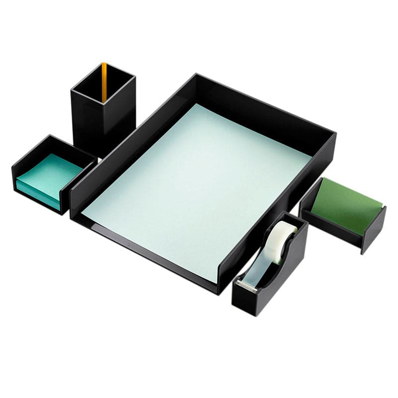 5Pc Desk Organizer Set - Desk Accessories - Officemate LLC