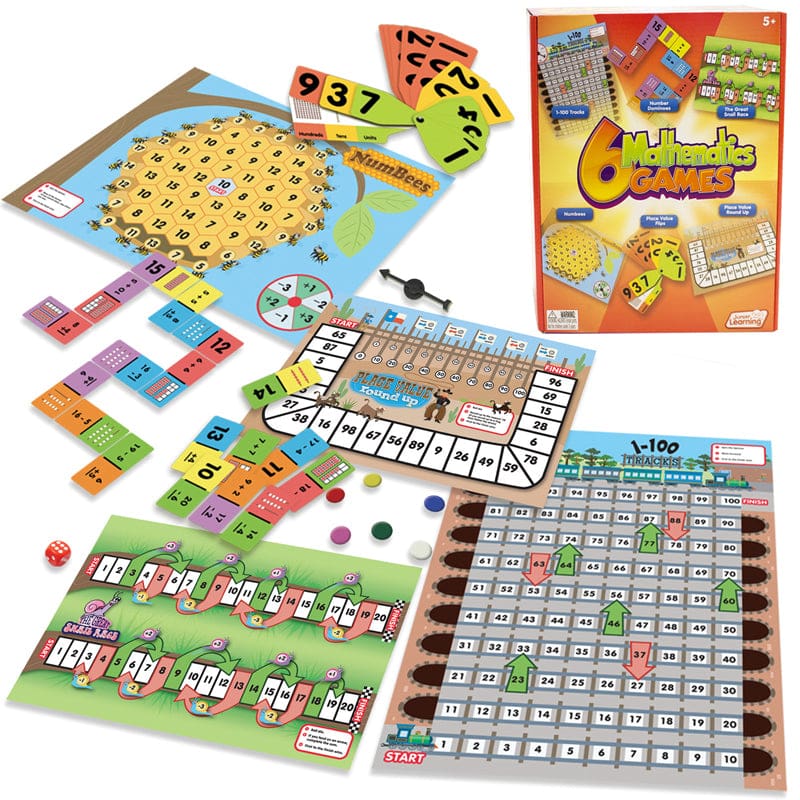 6 Mathematics Games - Math - Junior Learning