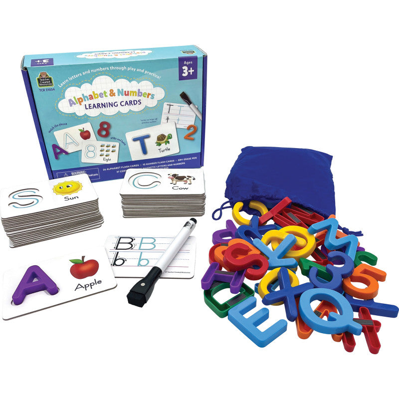 Alphabet & Numbers Learning Cards (Pack of 2)