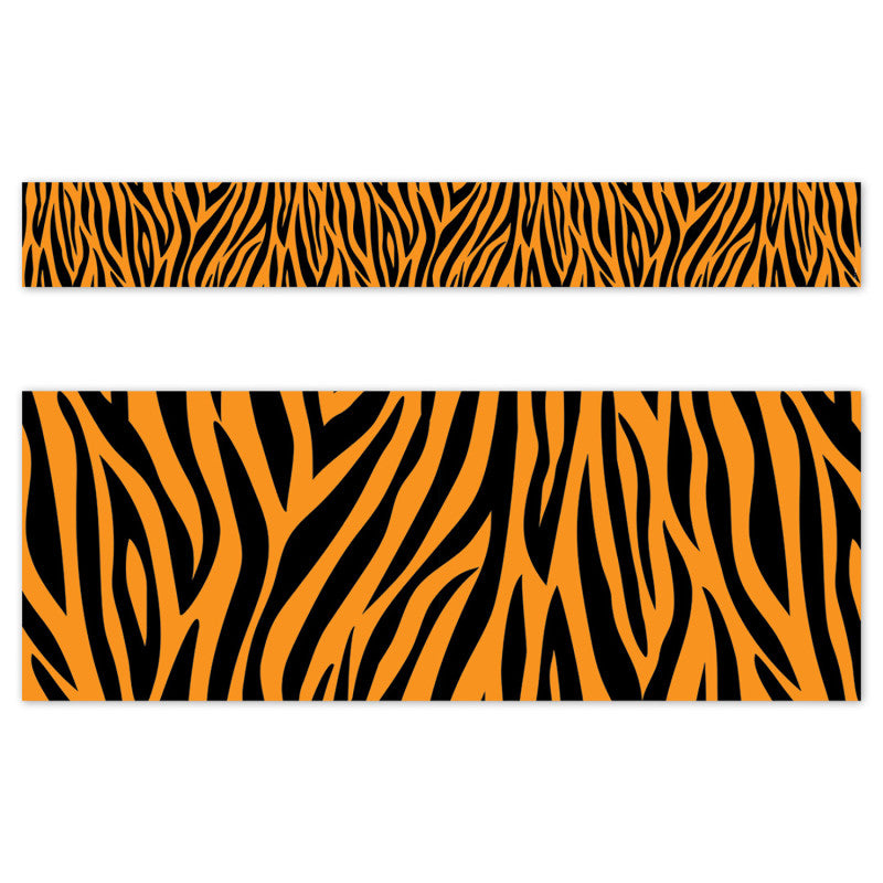 Tiger Stripes Jungle Friends Border (Pack of 8)