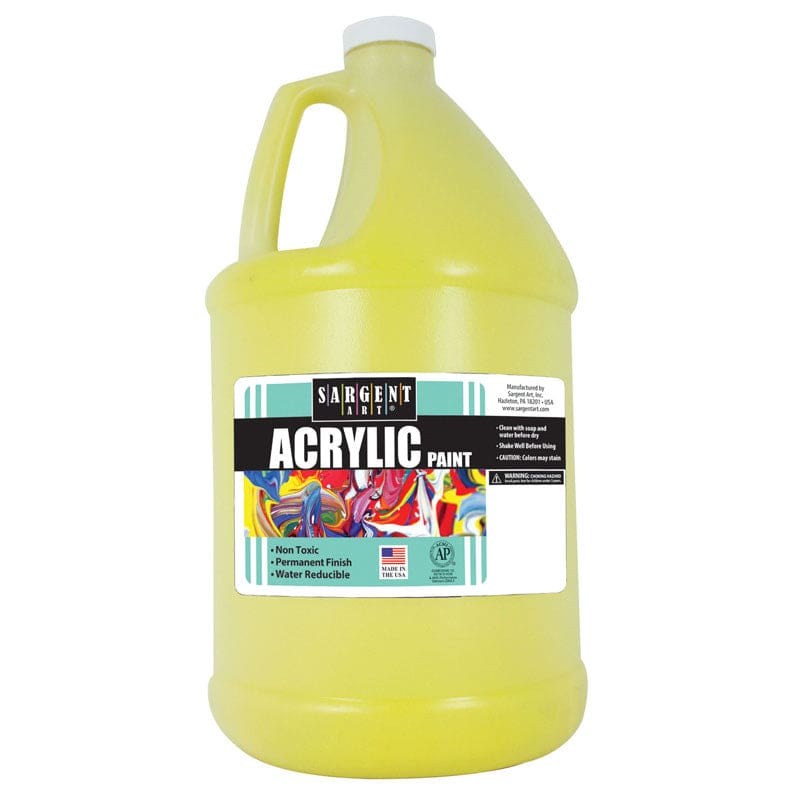 64Oz Acrylic - Yellow - Paint - Sargent Art Inc.