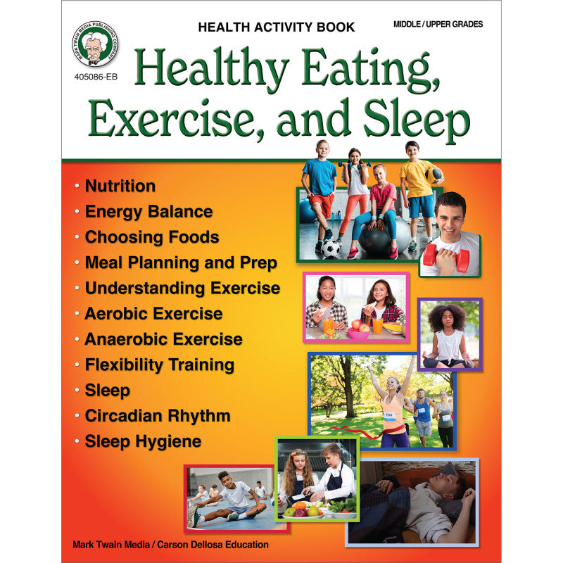 Healthy Eating Exercise Workbook & Sleep (Pack of 6)
