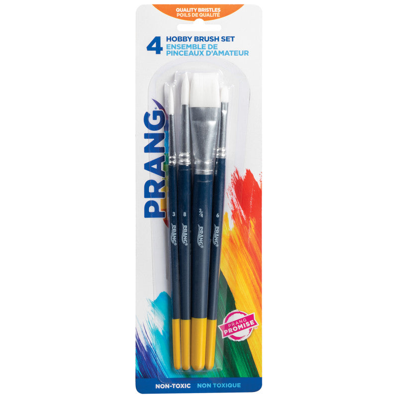 Prang Hobby Paint Brush Asst Set 1 (Pack of 12)